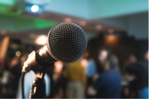 Public speaking for new business